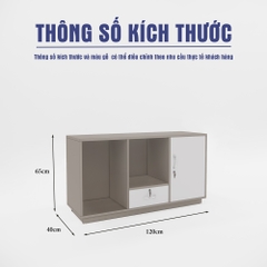 Tủ Bàn Giám Đốc SMTBGD002 120cm x65cm