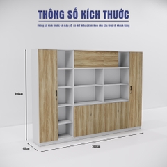 Tủ giám đốc SMTGDG003 280cm x200cm
