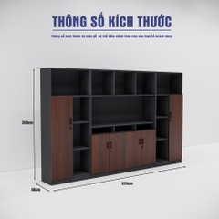 Tủ Giám Đốc SMTGDG005 320cm x200cm