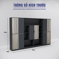 Tủ Giám Đốc SMTGDG007 320cm x200cm