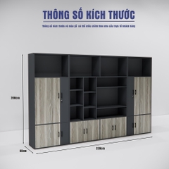 Tủ Giám Đốc SMTGDG008 320cm x200cm