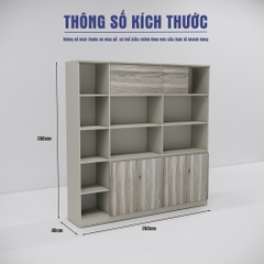 Tủ Giám Đốc SMTGDG009 200cm x200cm