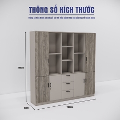 Tủ Giám Đốc SMTGDG013 200cm x200cm