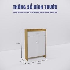 Mẫu Tủ Giày SMTGG0011 80cm x120cm
