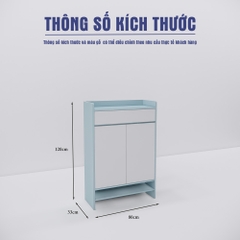 Mẫu Tủ Giày SMTGG0012 80cm x120cm