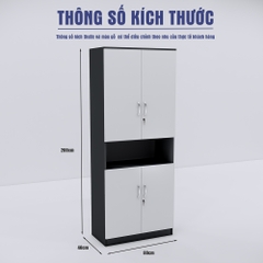 Tủ Hồ Sơ SMTHSG001 200cm x80cm