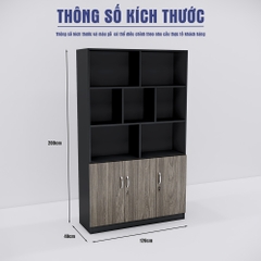 Tủ Hồ Sơ SMTHSG008 200cm x120cm