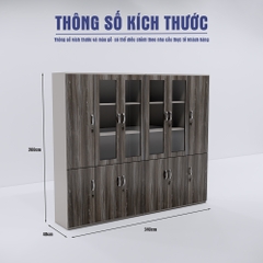 Tủ Hồ Sơ SMTHSG018 200cm x240cm