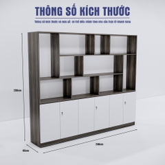 Tủ Hồ Sơ SMTHSG023 200cm x240cm