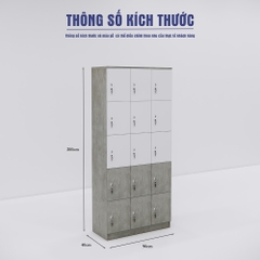 Tủ Locker SMTLKG002 200cm x90cm