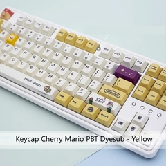 [In-stock] Keycap Cherry Mario PBT Dyesub-Yellow