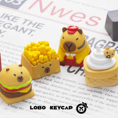 [In-stock] Keycap Lobo Artisan Capybara McDONALD's