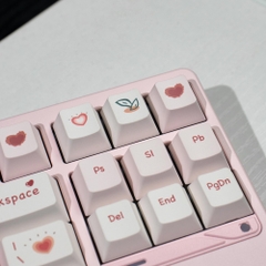 [In Stock] Keycap Cherry Mintcaps Trái tim hồng PBT Dyesub