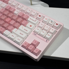 [In Stock] Keycap Cherry Mintcaps Trái tim hồng PBT Dyesub