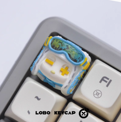 Keycap Lobo Artisan Flight V1 Xuyên LED