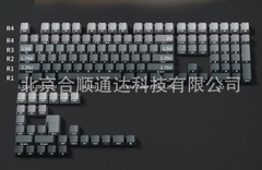 Keycap OEM PBT Ninja Gradient Xuyên led - Xám đậm