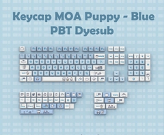 [In-stock] Keycap MOA Puppy PBT Dyesub - Xanh