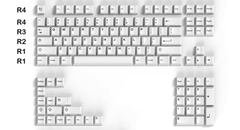 Keycap Cherry Aifei BOW (2) PBT Doubleshot
