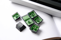 Keycap Cherry Aifei Dark Green Semi-Transparent ABS Doubleshot