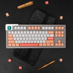 Keycap Cherry Peach & Cream - PBT - 137 nút