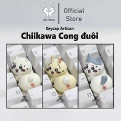 Keycap Lobo Artisan Chiikawa cong đuôi