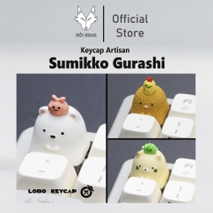 Keycap Lobo Artisan Sumikko Gurashi