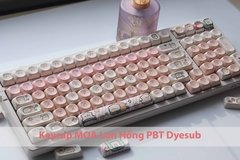 [In-stock] Keycap MOA Lợn Hồng PBT Dyesub
