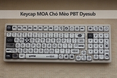 [In-stock] Keycap MOA Chó Mèo PBT Dyesub