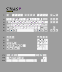 Keycap Cherry JC PBT Dyesub CYRILLIC