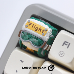 Keycap Lobo Artisan Flight V2 Xuyên led