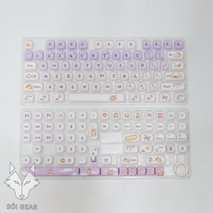 [In-stock] Keycap MOA Purple Rabbit PBT Dyesub