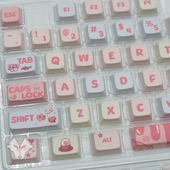 [In-stock] Keycap XDA Cream Strawberry PBT Dyesub