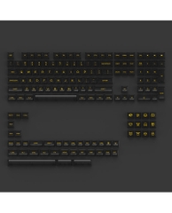 Keycap AKKO – Black Transparent (PC / ASA-Clear profile / 155 nút)