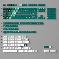 [In Stock] Keycap Cherry Mintcaps Núi Tuyết PBT+PC