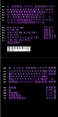 Keycap Cherry Aifei Purpurite ABS Double shot