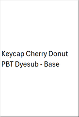 Keycap Cherry Donut PBT Dyesub - Base