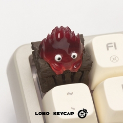 Keycap Lobo Artisan Quỷ lửa Calcifer (Xuyên led)
