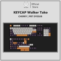 [In stock] Keycap Walker Cherry Tako PBT dyesub