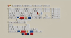 Keycap Walker Cherry  Mondrian PBT Dyesub
