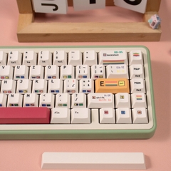 Keycap Cherry C64 trắng PBT dyesub