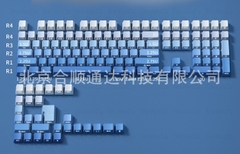 Keycap OEM PBT Ninja Gradient Xuyên led - Xanh Blue nhạt