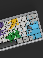 [In stock] Keycap Walker Cherry Zombie PBT Dyesub