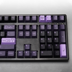 [In Stock] Keycap Cherry First Love  purple PBT Dyesub - English