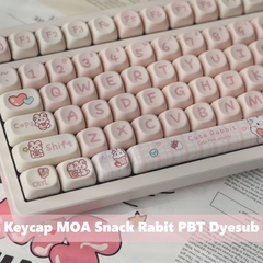 [In-stock] Keycap MOA Snack Rabbit PBT Dyesub