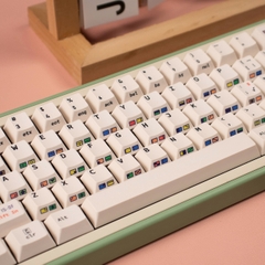 Keycap Cherry C64 trắng PBT dyesub