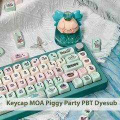 [In-stock] Keycap MOA Piggy Party PBT Dyesub
