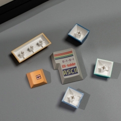 [In Stock] Keycap Cherry C64 xám PBT dyesub