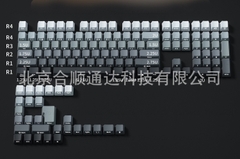 [In-stock] Keycap OEM PBT Ninja Gradient Xuyên led - Xám nhạt