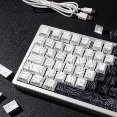 [In Stock] Keycap Cherry Đường Viền PBT Dyesub Xuyên Led