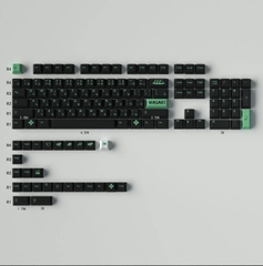 [In Stock] Keycap Cherry Wasabi PBT Dyesub Xuyên Led